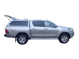 Пороги для Toyota HiLux, с подсветкой, цвет серебристый (алюминий), изображение 4